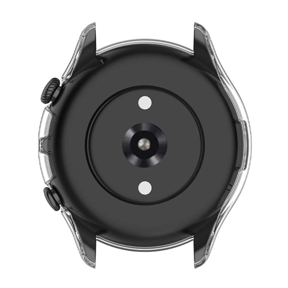 Mega Fed Amazfit GTR 3 / Amazfit GTR 3 Pro Cover med Skærmbeskytter i Plastik og Hærdet Glas - Gennemsigtig#serie_2
