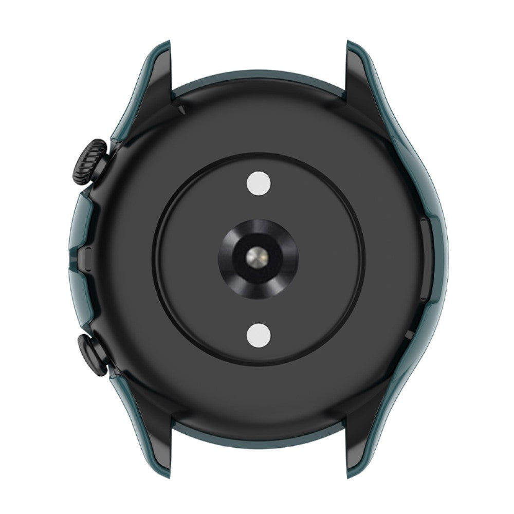 Mega Fed Amazfit GTR 3 / Amazfit GTR 3 Pro Cover med Skærmbeskytter i Plastik og Hærdet Glas - Grøn#serie_3