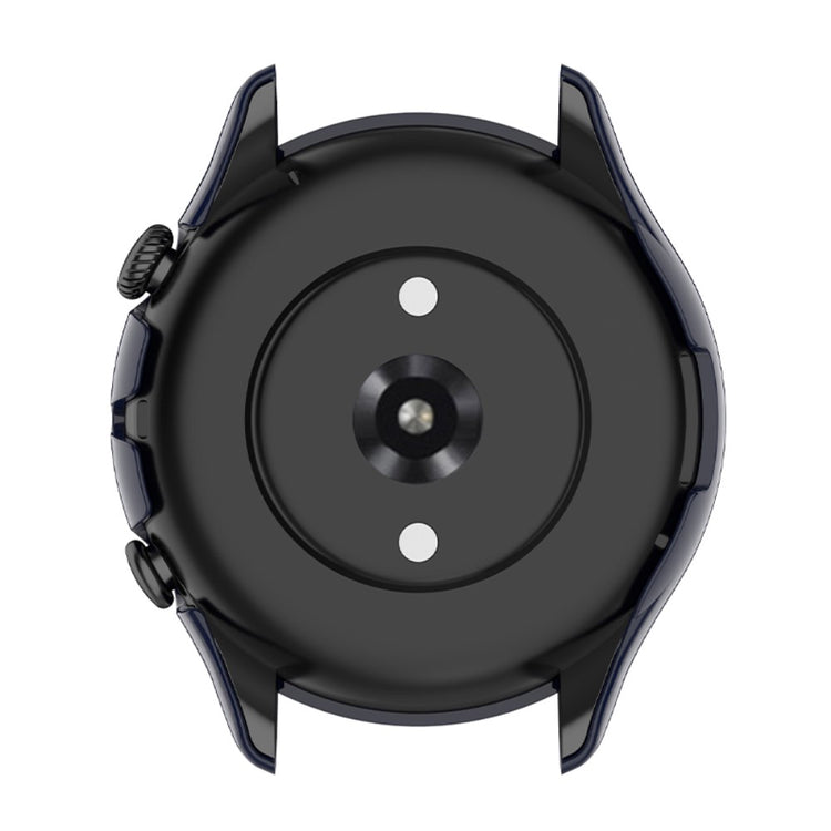 Mega Fed Amazfit GTR 3 / Amazfit GTR 3 Pro Cover med Skærmbeskytter i Plastik og Hærdet Glas - Blå#serie_4