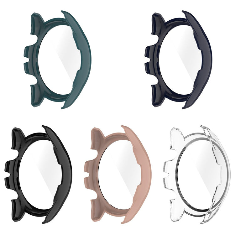 Super Flot Amazfit GTR 3 / Amazfit GTR 3 Pro Cover med Skærmbeskytter i Plastik og Hærdet Glas - Gennemsigtig#serie_1