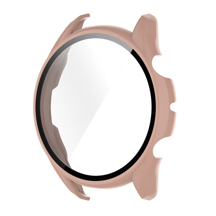 Super Flot Amazfit GTR 3 / Amazfit GTR 3 Pro Cover med Skærmbeskytter i Plastik og Hærdet Glas - Pink#serie_3