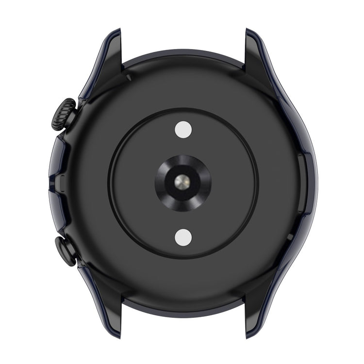 Super Flot Amazfit GTR 3 / Amazfit GTR 3 Pro Cover med Skærmbeskytter i Plastik og Hærdet Glas - Blå#serie_5