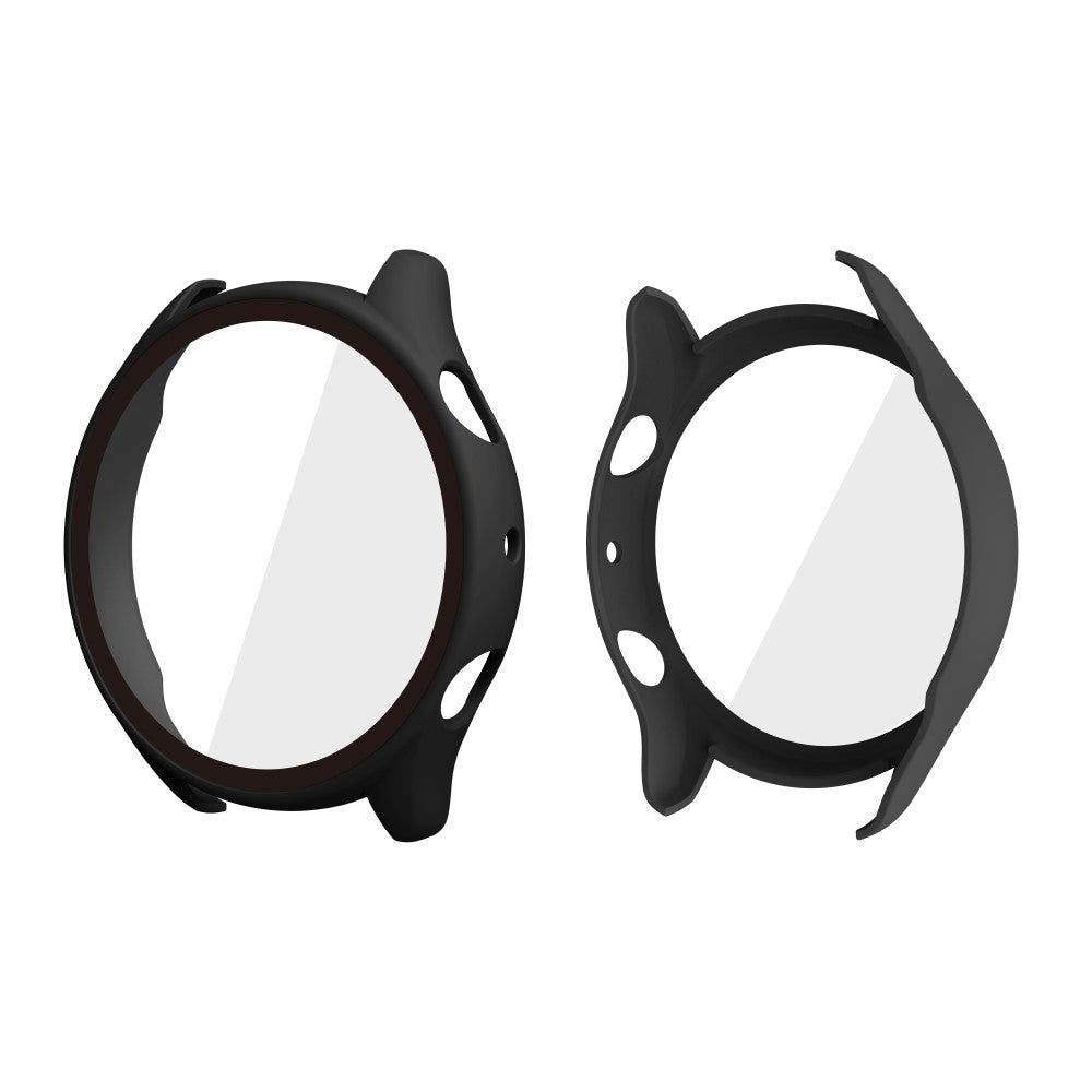 Mega Fint Amazfit GTR 3 / Amazfit GTR 3 Pro Cover med Skærmbeskytter i Plastik og Hærdet Glas - Sort#serie_1