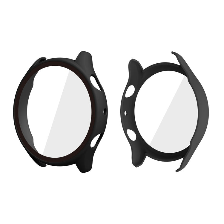 Mega Fint Amazfit GTR 3 / Amazfit GTR 3 Pro Cover med Skærmbeskytter i Plastik og Hærdet Glas - Sort#serie_1