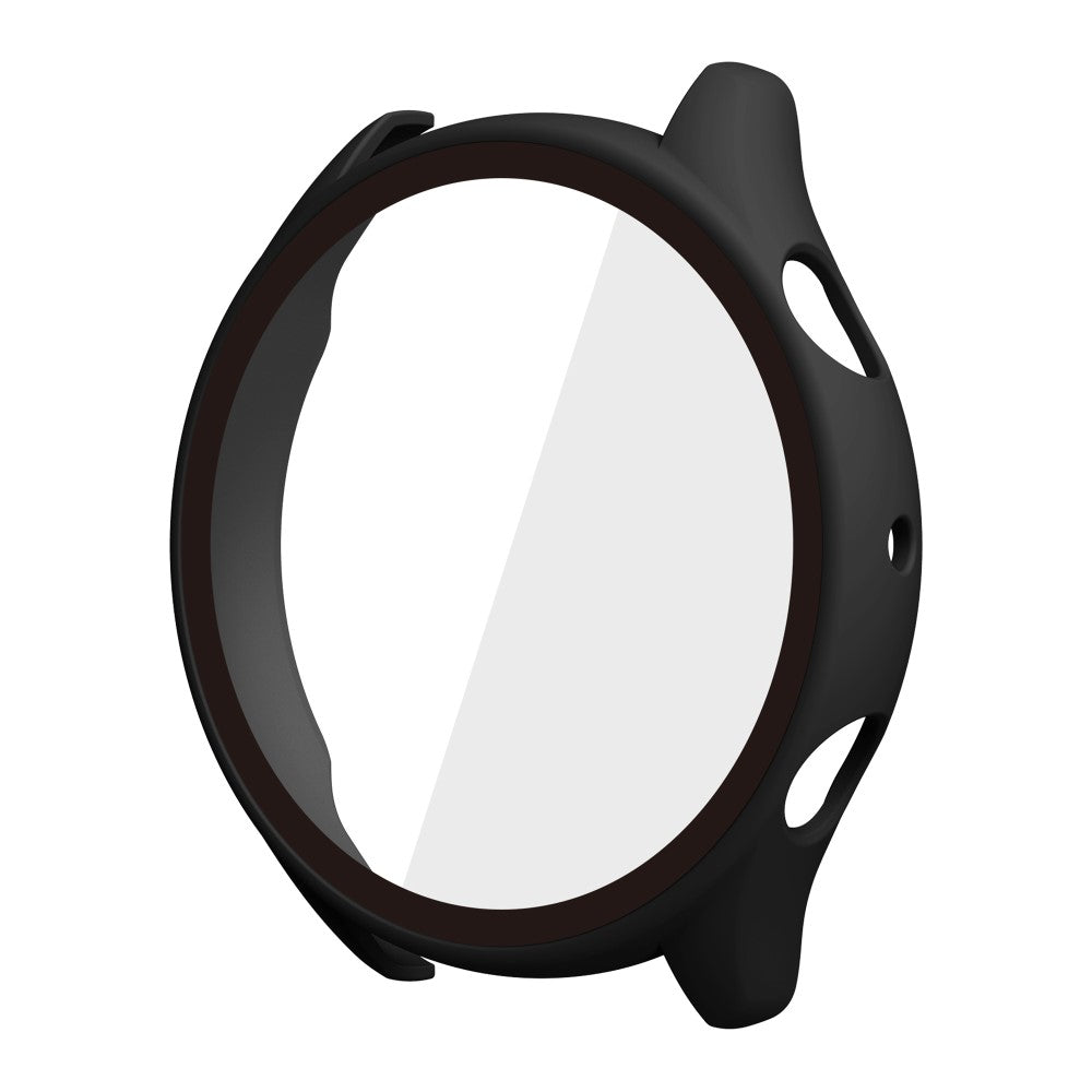 Mega Fint Amazfit GTR 3 / Amazfit GTR 3 Pro Cover med Skærmbeskytter i Plastik og Hærdet Glas - Sort#serie_1