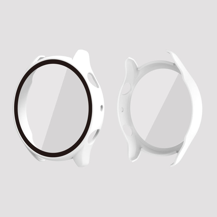 Mega Fint Amazfit GTR 3 / Amazfit GTR 3 Pro Cover med Skærmbeskytter i Plastik og Hærdet Glas - Hvid#serie_2