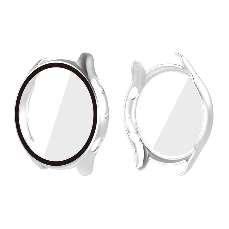 Mega Fint Amazfit GTR 3 / Amazfit GTR 3 Pro Cover med Skærmbeskytter i Plastik og Hærdet Glas - Sølv#serie_4