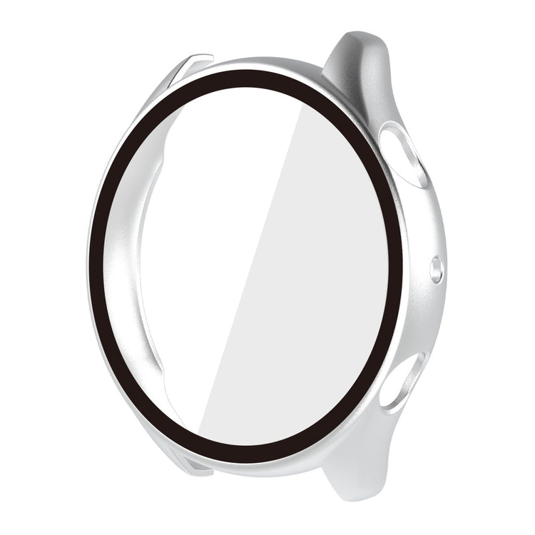 Mega Fint Amazfit GTR 3 / Amazfit GTR 3 Pro Cover med Skærmbeskytter i Plastik og Hærdet Glas - Sølv#serie_4