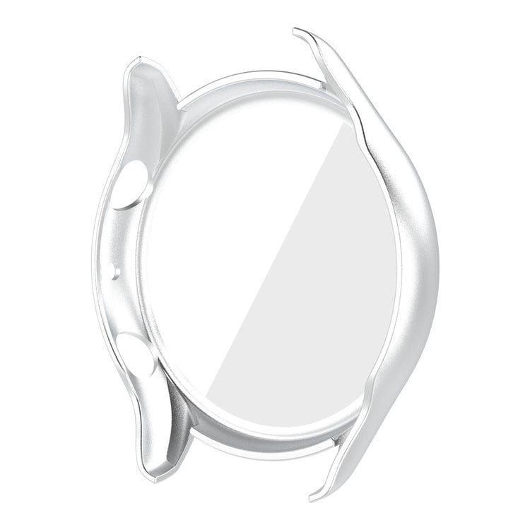 Mega Fint Amazfit GTR 3 / Amazfit GTR 3 Pro Cover med Skærmbeskytter i Plastik og Hærdet Glas - Sølv#serie_4
