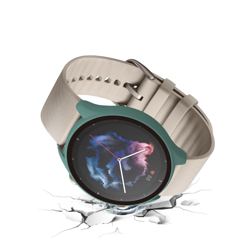 Mega Fint Amazfit GTR 3 / Amazfit GTR 3 Pro Cover med Skærmbeskytter i Plastik og Hærdet Glas - Grøn#serie_5
