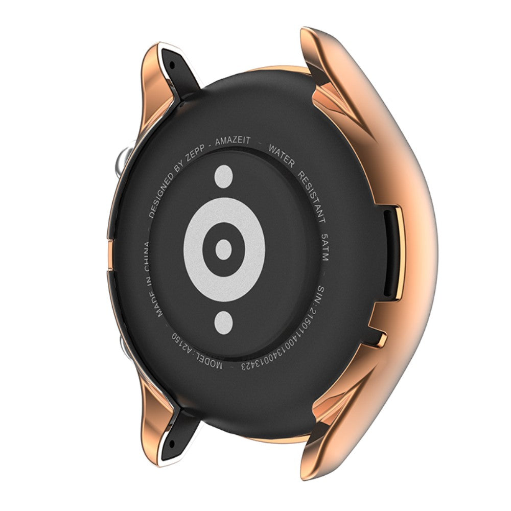 Mega Fed Amazfit GTR 3 / Amazfit GTR 3 Pro Cover med Skærmbeskytter i Silikone - Pink#serie_2