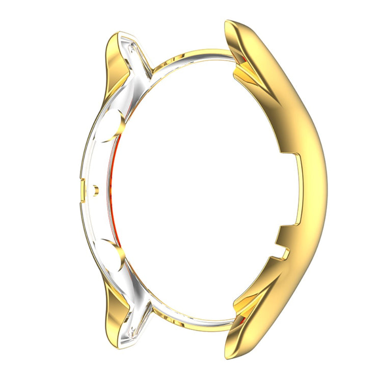 Mega Fed Amazfit GTR 3 / Amazfit GTR 3 Pro Cover med Skærmbeskytter i Silikone - Guld#serie_3