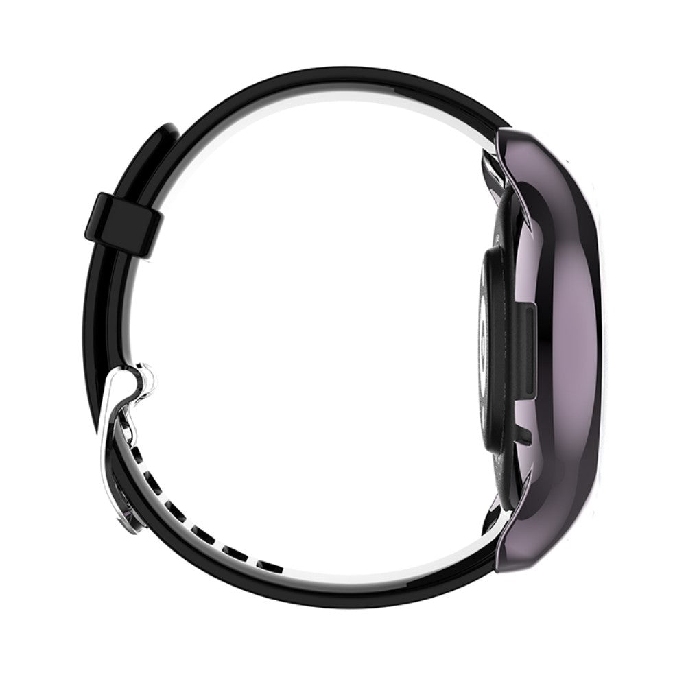 Mega Fed Amazfit GTR 3 / Amazfit GTR 3 Pro Cover med Skærmbeskytter i Silikone - Sølv#serie_4