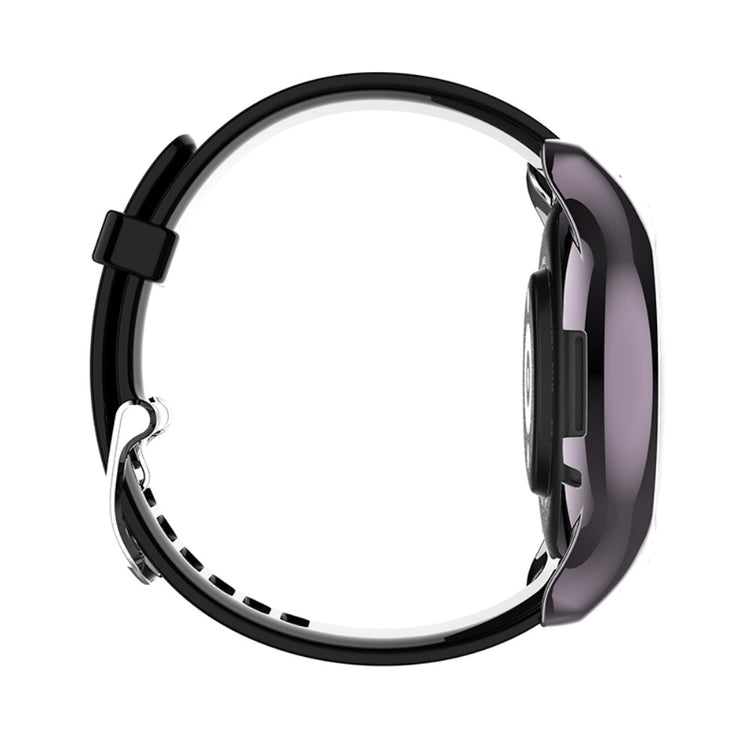 Mega Fed Amazfit GTR 3 / Amazfit GTR 3 Pro Cover med Skærmbeskytter i Silikone - Sølv#serie_4
