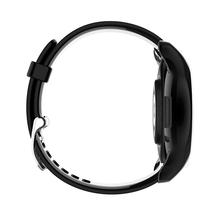 Mega Fed Amazfit GTR 3 / Amazfit GTR 3 Pro Cover med Skærmbeskytter i Silikone - Sort#serie_5