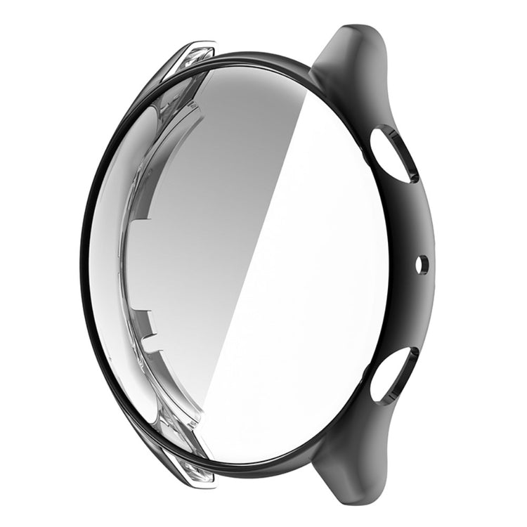 Mega Fed Amazfit GTR 3 / Amazfit GTR 3 Pro Cover med Skærmbeskytter i Silikone - Sort#serie_5