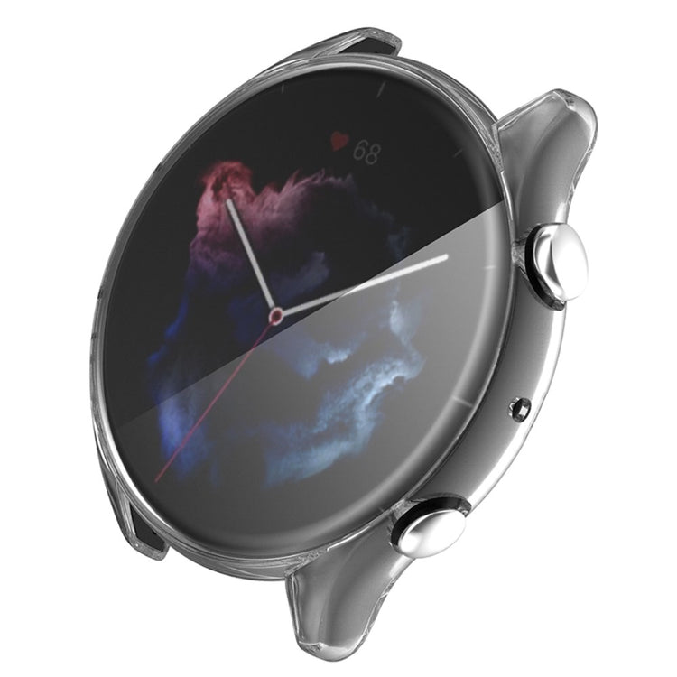Super Fed Amazfit GTR 3 / Amazfit GTR 3 Pro Cover med Skærmbeskytter i Silikone - Gennemsigtig#serie_1