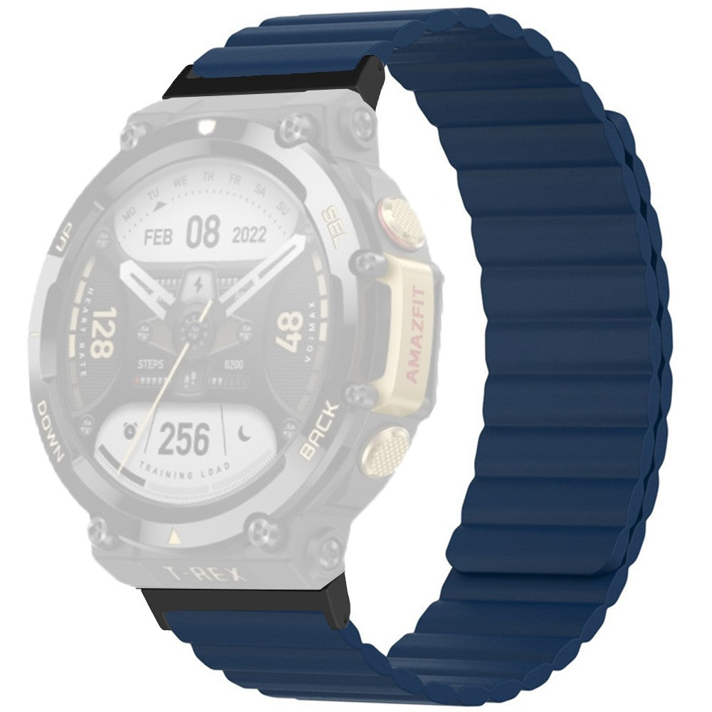 Fantastisk Amazfit T-Rex 2 Silikone Rem - Blå#serie_7