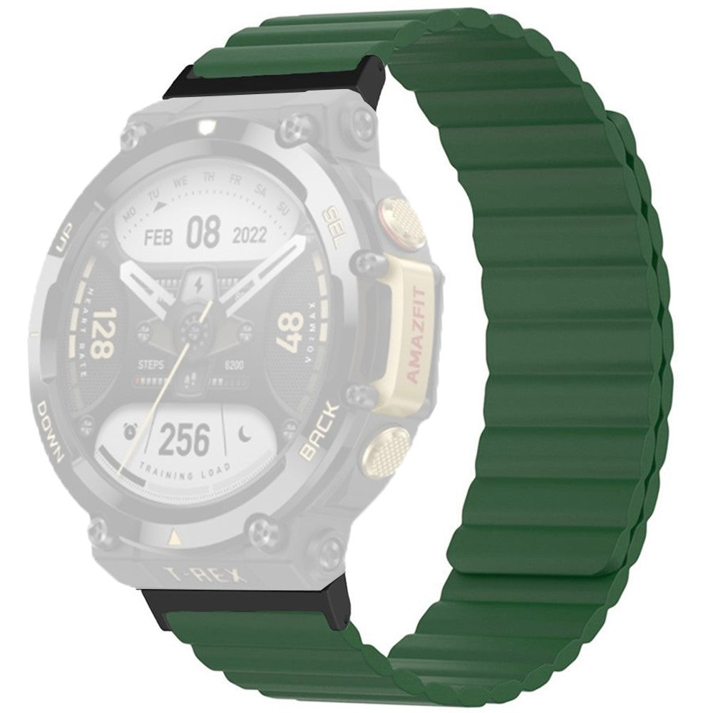 Fantastisk Amazfit T-Rex 2 Silikone Rem - Grøn#serie_8