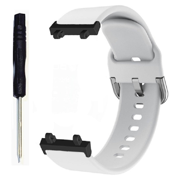 Mega fed Amazfit T-Rex 2 Silikone Rem - Hvid#serie_2