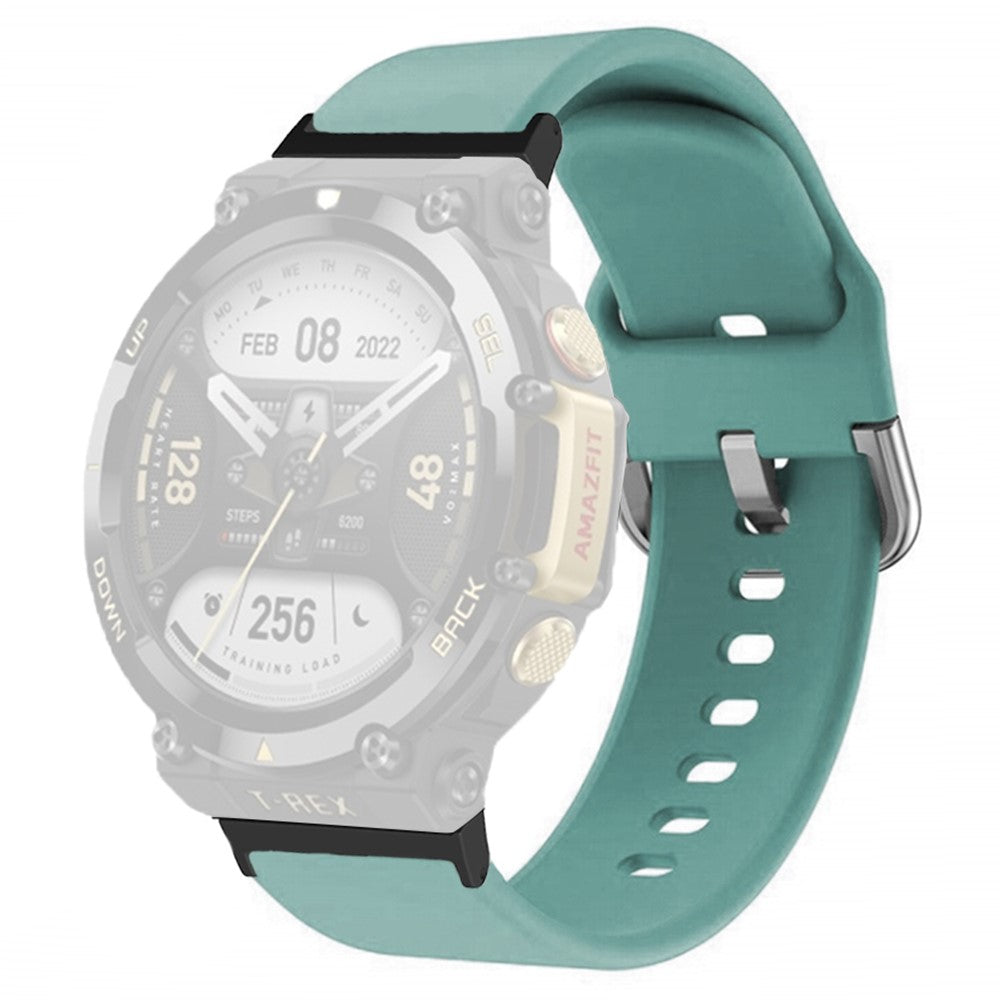 Rigtigt hårdfør Amazfit T-Rex 2 Silikone Urrem - Grøn#serie_3