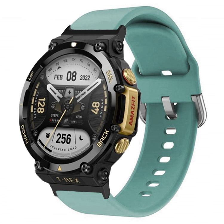 Rigtigt hårdfør Amazfit T-Rex 2 Silikone Urrem - Grøn#serie_3