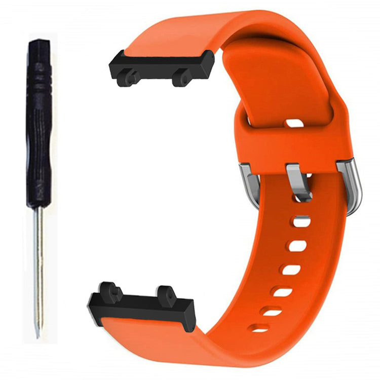 Mega fed Amazfit T-Rex 2 Silikone Rem - Orange#serie_4
