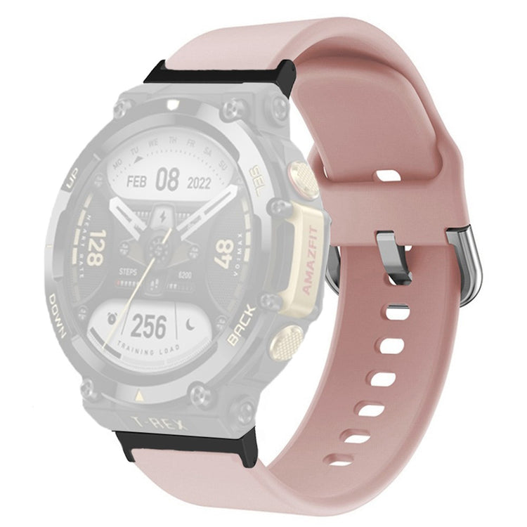 Rigtigt hårdfør Amazfit T-Rex 2 Silikone Urrem - Pink#serie_5