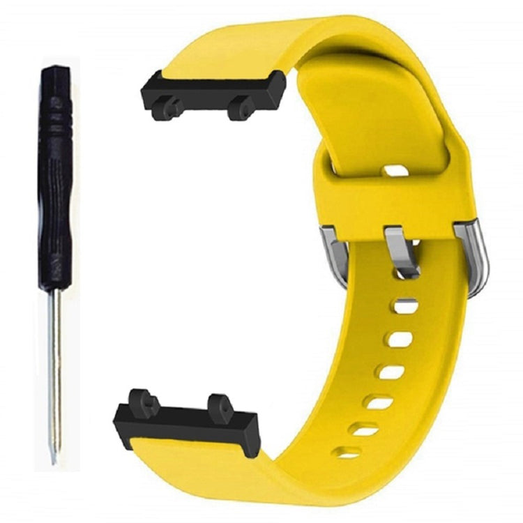 Mega fed Amazfit T-Rex 2 Silikone Rem - Gul#serie_7