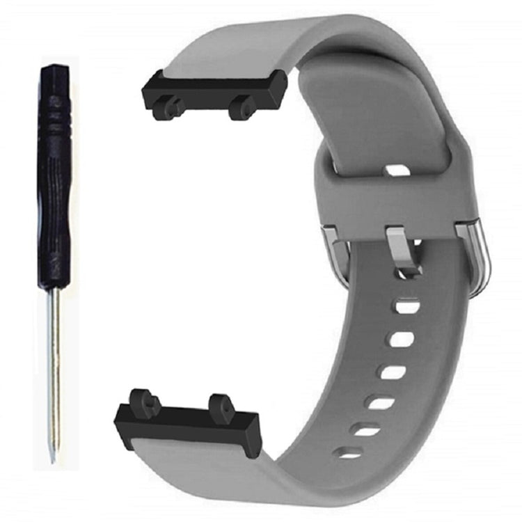 Mega fed Amazfit T-Rex 2 Silikone Rem - Sølv#serie_8