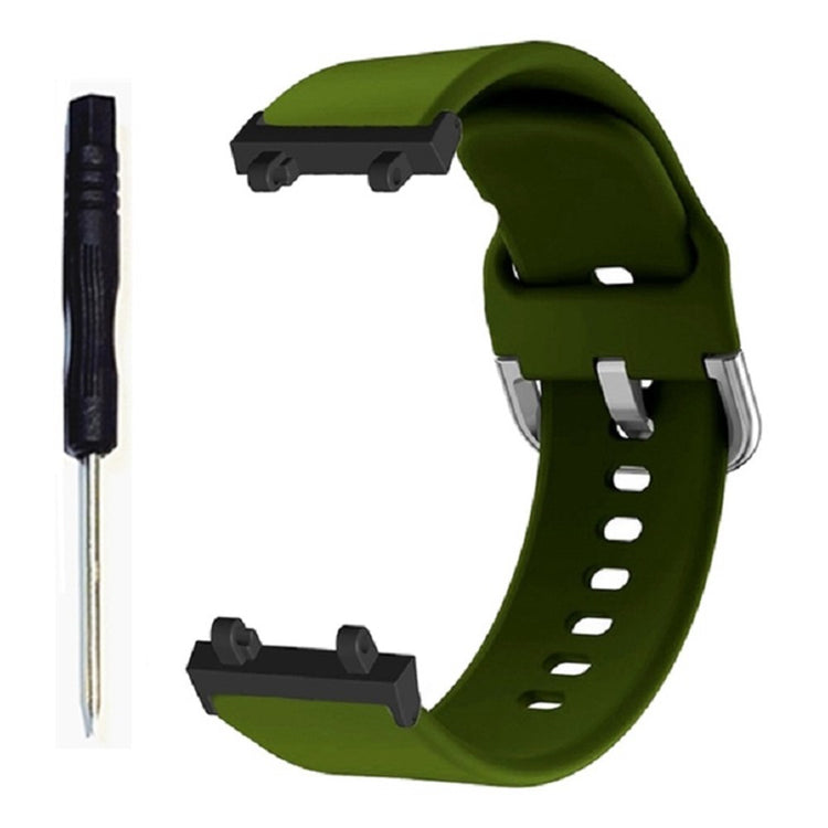 Rigtigt hårdfør Amazfit T-Rex 2 Silikone Urrem - Grøn#serie_9