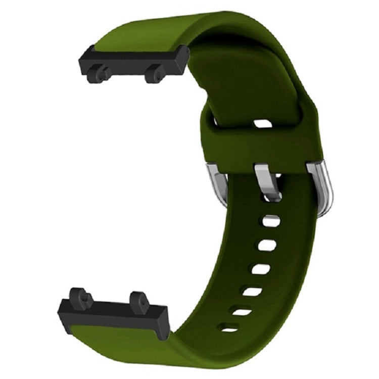 Mega fed Amazfit T-Rex 2 Silikone Rem - Grøn#serie_9