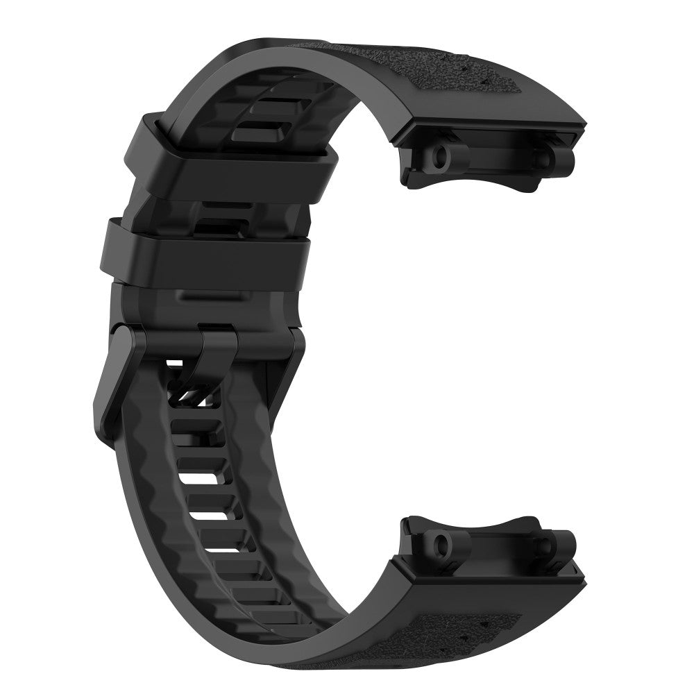 Rigtigt skøn Amazfit T-Rex 2 Silikone Urrem - Sort#serie_1
