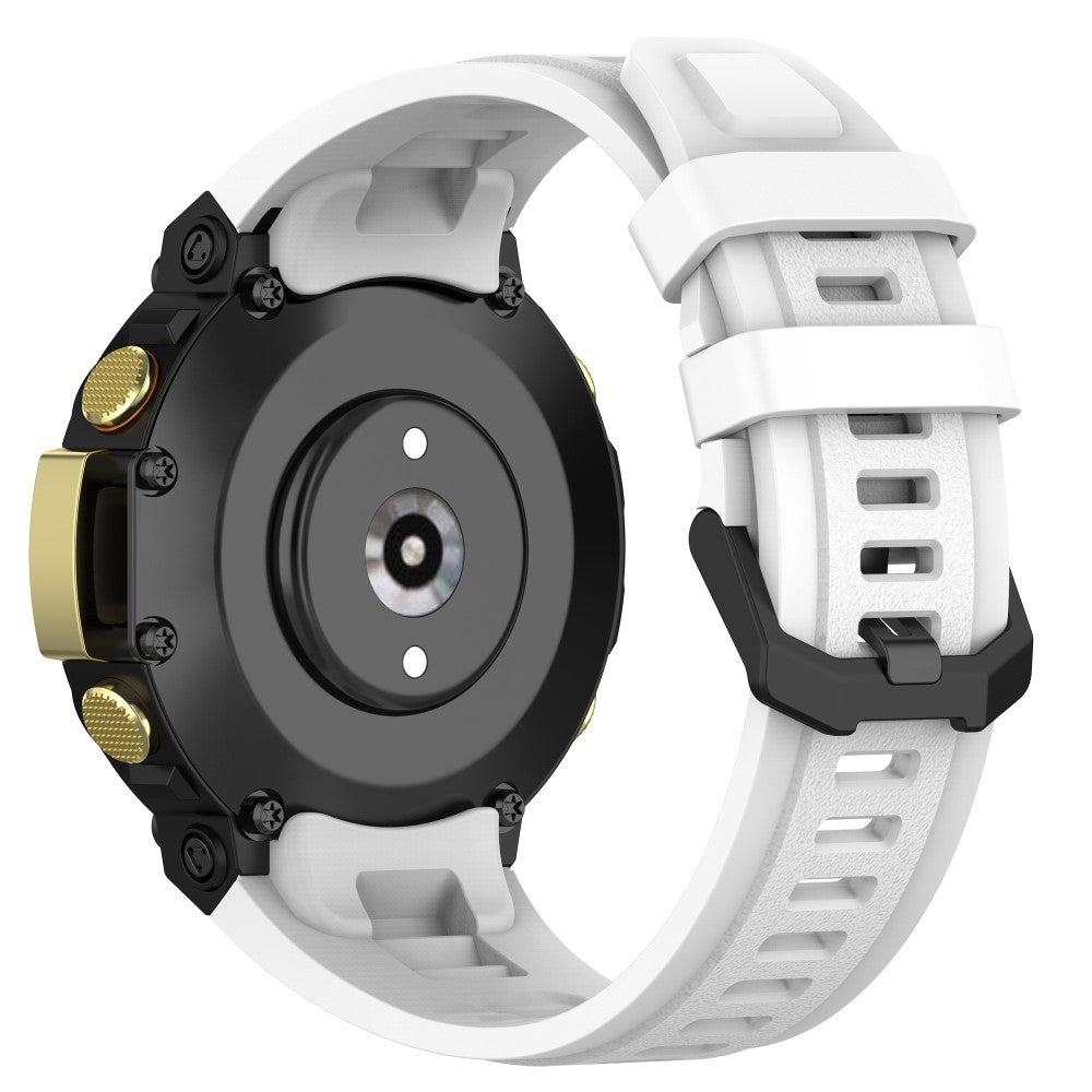 Rigtigt skøn Amazfit T-Rex 2 Silikone Urrem - Hvid#serie_2