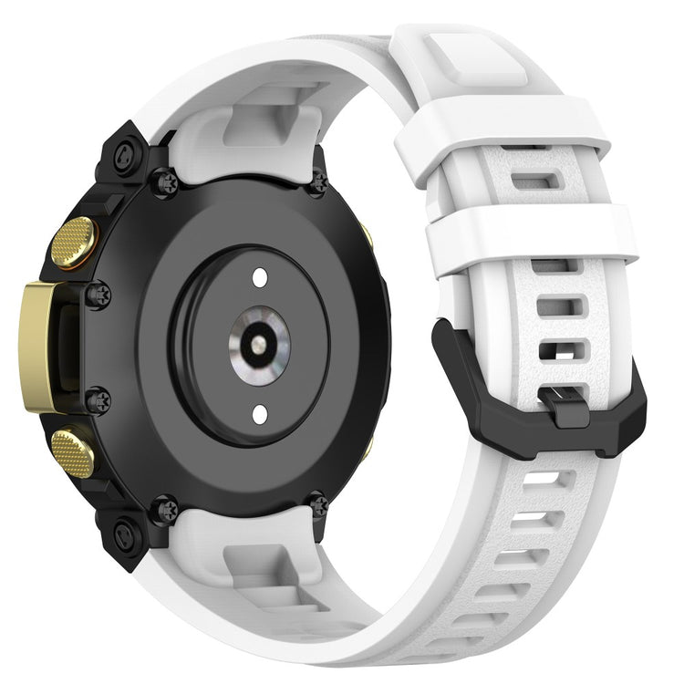 Rigtigt skøn Amazfit T-Rex 2 Silikone Urrem - Hvid#serie_2