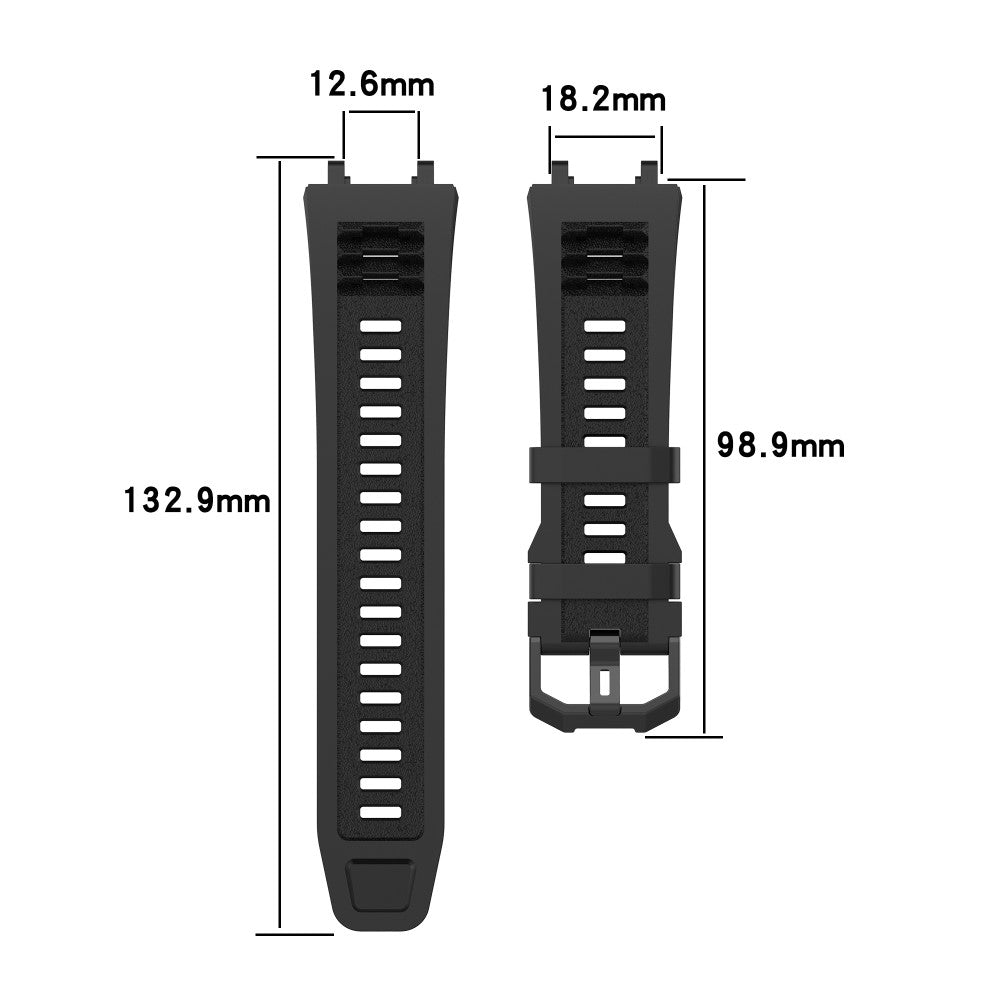 Rigtigt skøn Amazfit T-Rex 2 Silikone Urrem - Hvid#serie_2