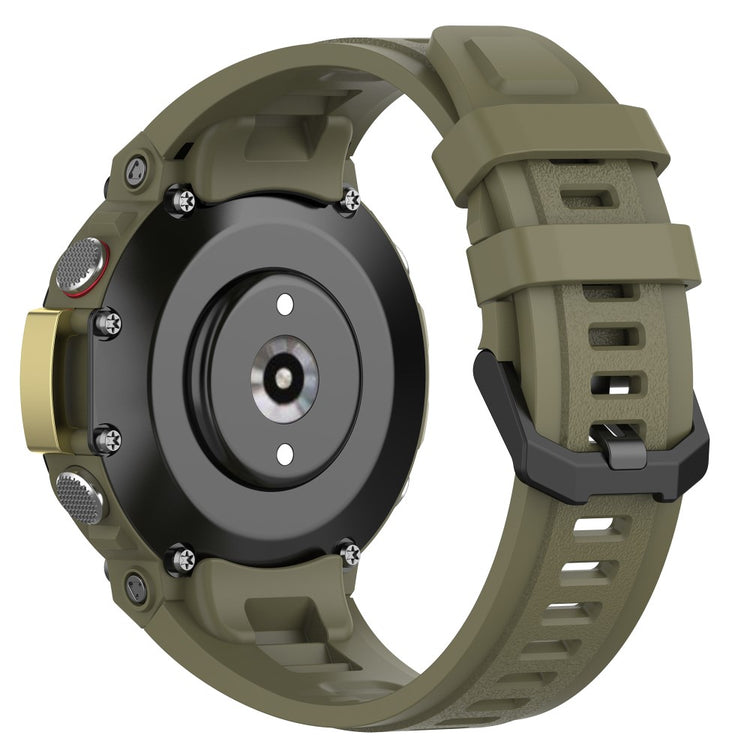 Rigtigt skøn Amazfit T-Rex 2 Silikone Urrem - Grøn#serie_3