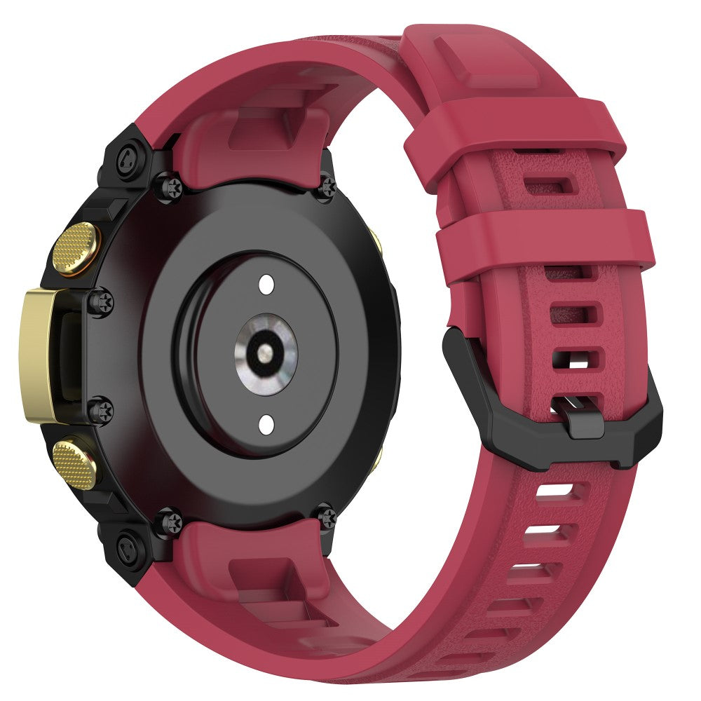 Rigtigt skøn Amazfit T-Rex 2 Silikone Urrem - Rød#serie_4