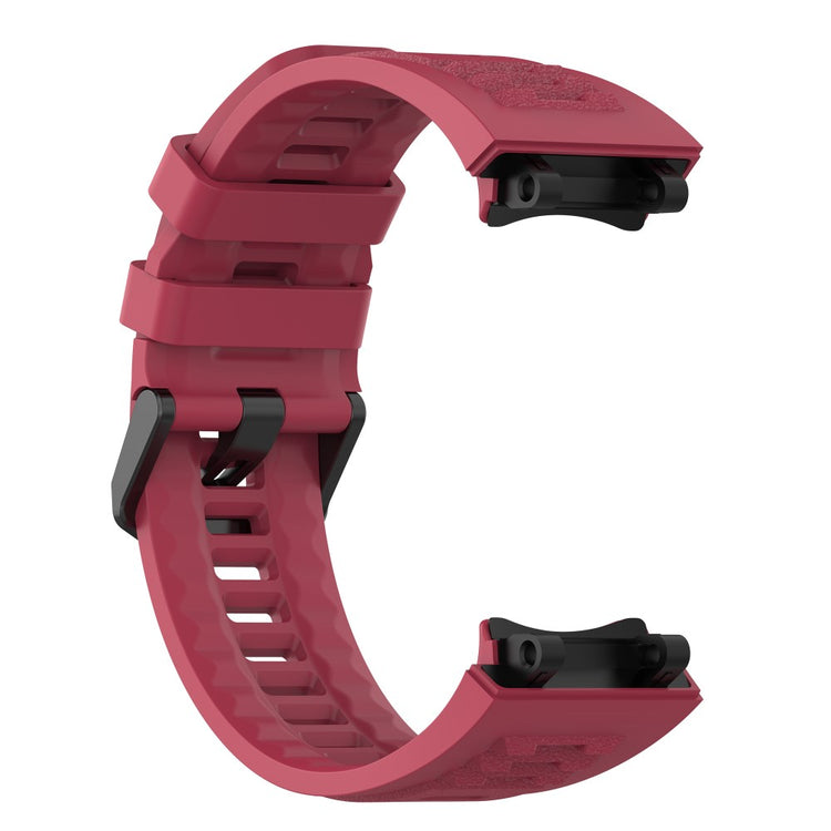 Rigtigt skøn Amazfit T-Rex 2 Silikone Urrem - Rød#serie_4