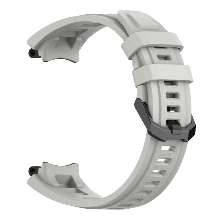 Glimrende Amazfit T-Rex 2 Silikone Rem - Sølv#serie_5