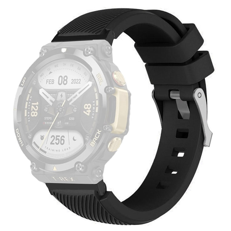 Supercool Amazfit T-Rex 2 Silikone Urrem - Sort#serie_1