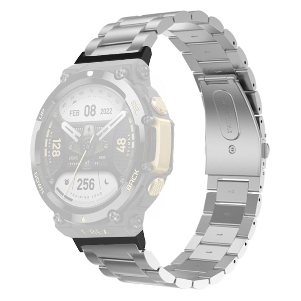 Eminent Amazfit T-Rex 2 Metal Urrem - Sølv#serie_2