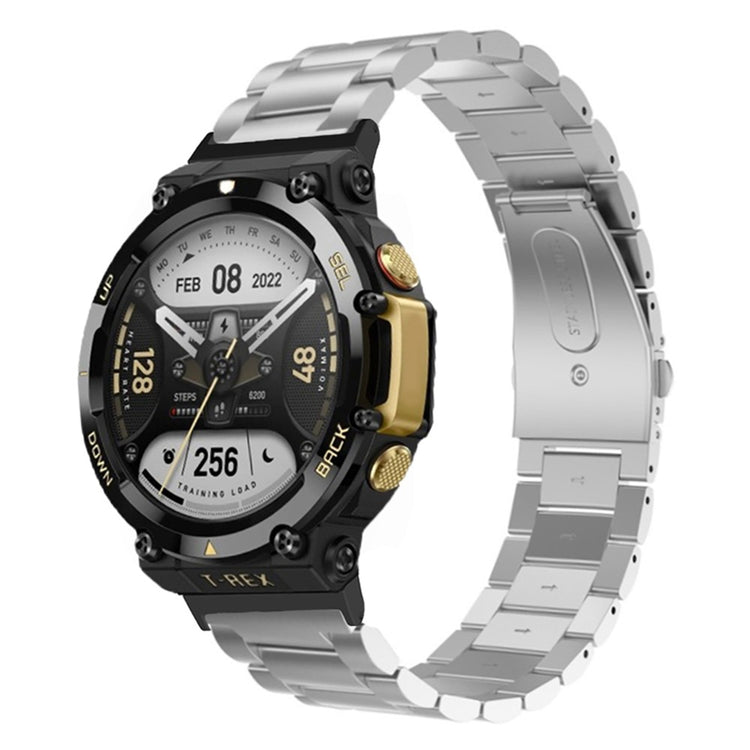 Eminent Amazfit T-Rex 2 Metal Urrem - Sølv#serie_2