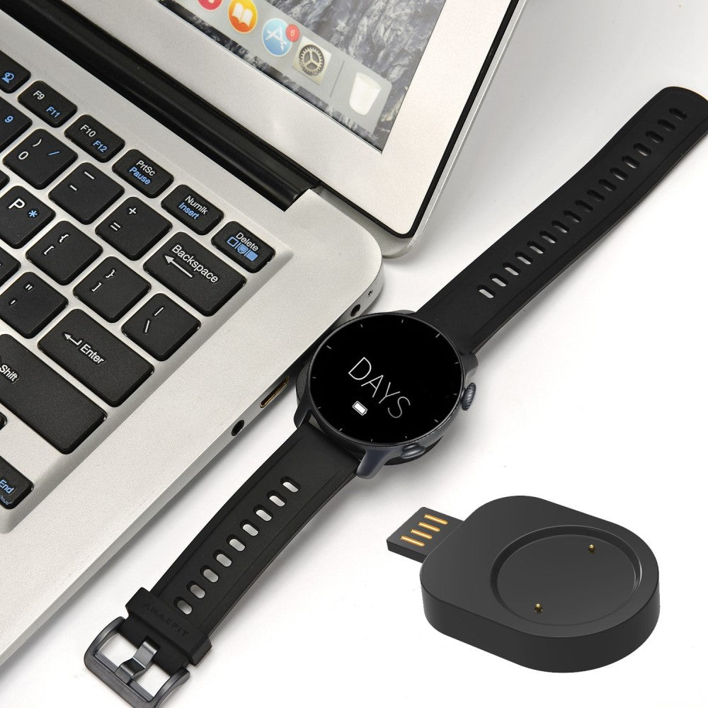 Plastik Amazfit T-Rex 2   Ladestation - Sort#serie_013
