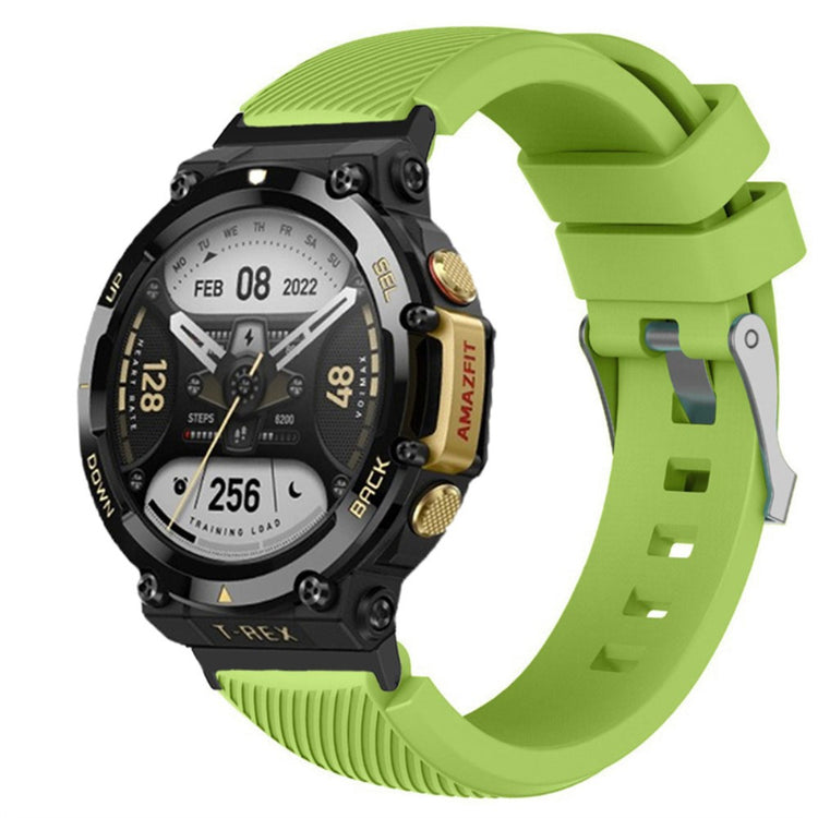 Meget fed Amazfit T-Rex 2 Silikone Rem - Grøn#serie_10