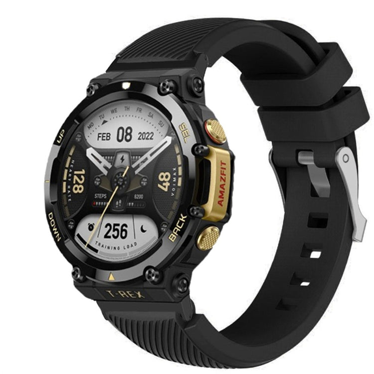Meget fed Amazfit T-Rex 2 Silikone Rem - Sort#serie_3