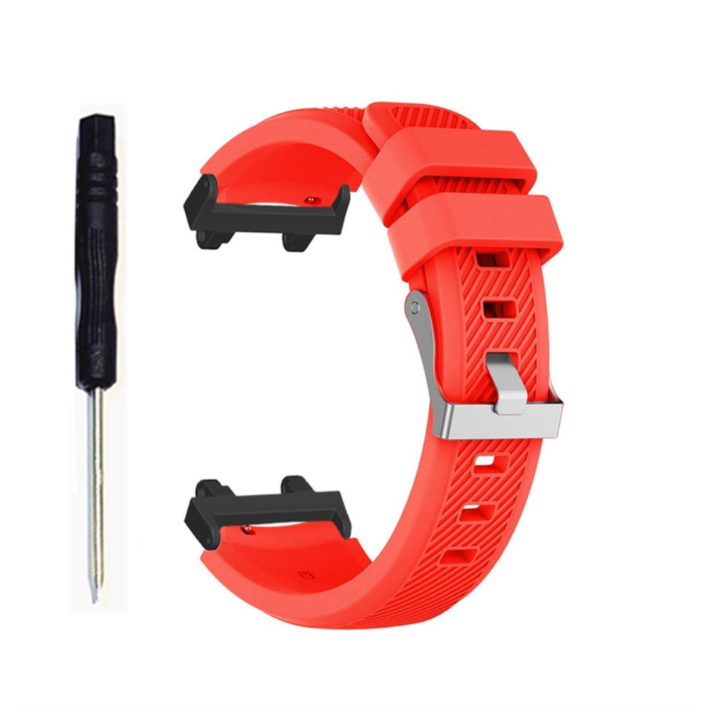 Helt vildt fantastisk Amazfit T-Rex 2 Silikone Urrem - Rød#serie_4
