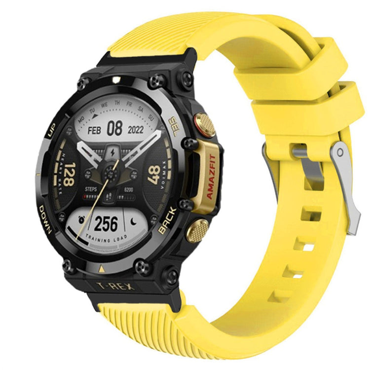 Meget fed Amazfit T-Rex 2 Silikone Rem - Gul#serie_5