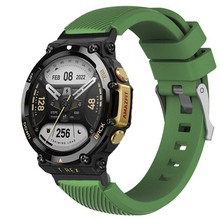 Meget fed Amazfit T-Rex 2 Silikone Rem - Grøn#serie_6