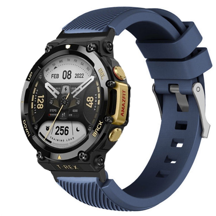 Meget fed Amazfit T-Rex 2 Silikone Rem - Blå#serie_9